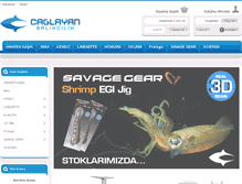 Tablet Screenshot of caglayanbalik.com